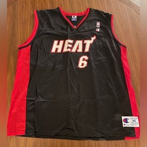 Men’s Miami Heat Eddie Jones #6 Jersey - Size 48 Chest